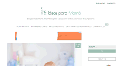 Desktop Screenshot of ideasparamama.com